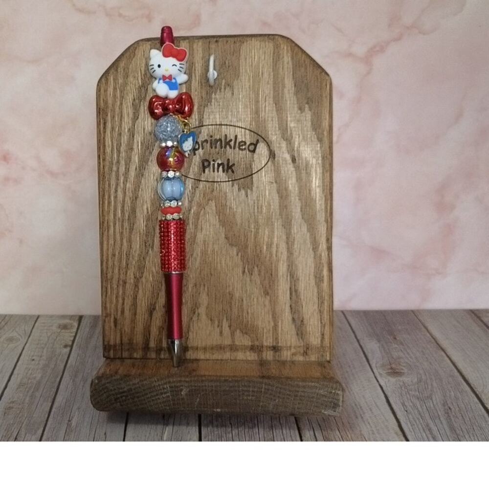 #HK-871 Handmade Beaded Pen Hello Kitty